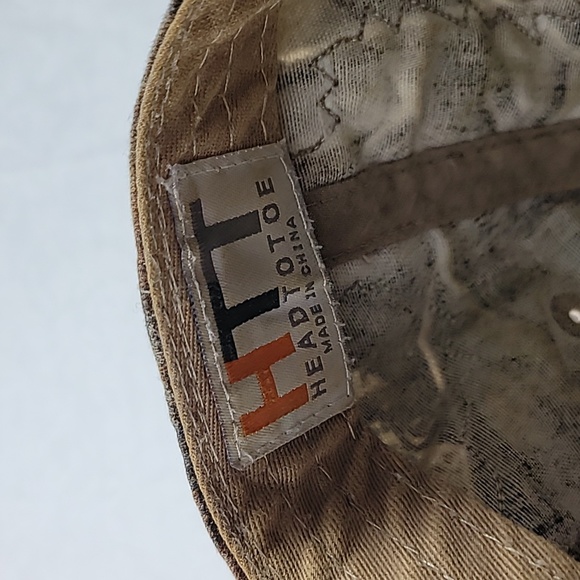 Head To Toe Camo StrapBack Hat Tan - Picture 8 of 9